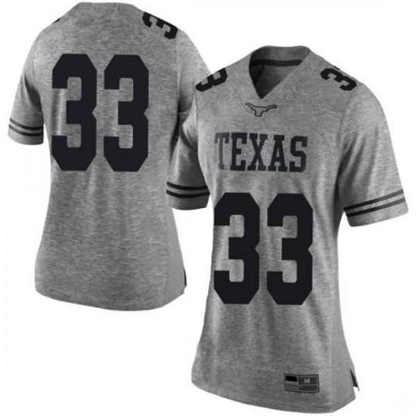 Women University of Texas #33 Kamaka Hepa Gray Limited Player Jersey